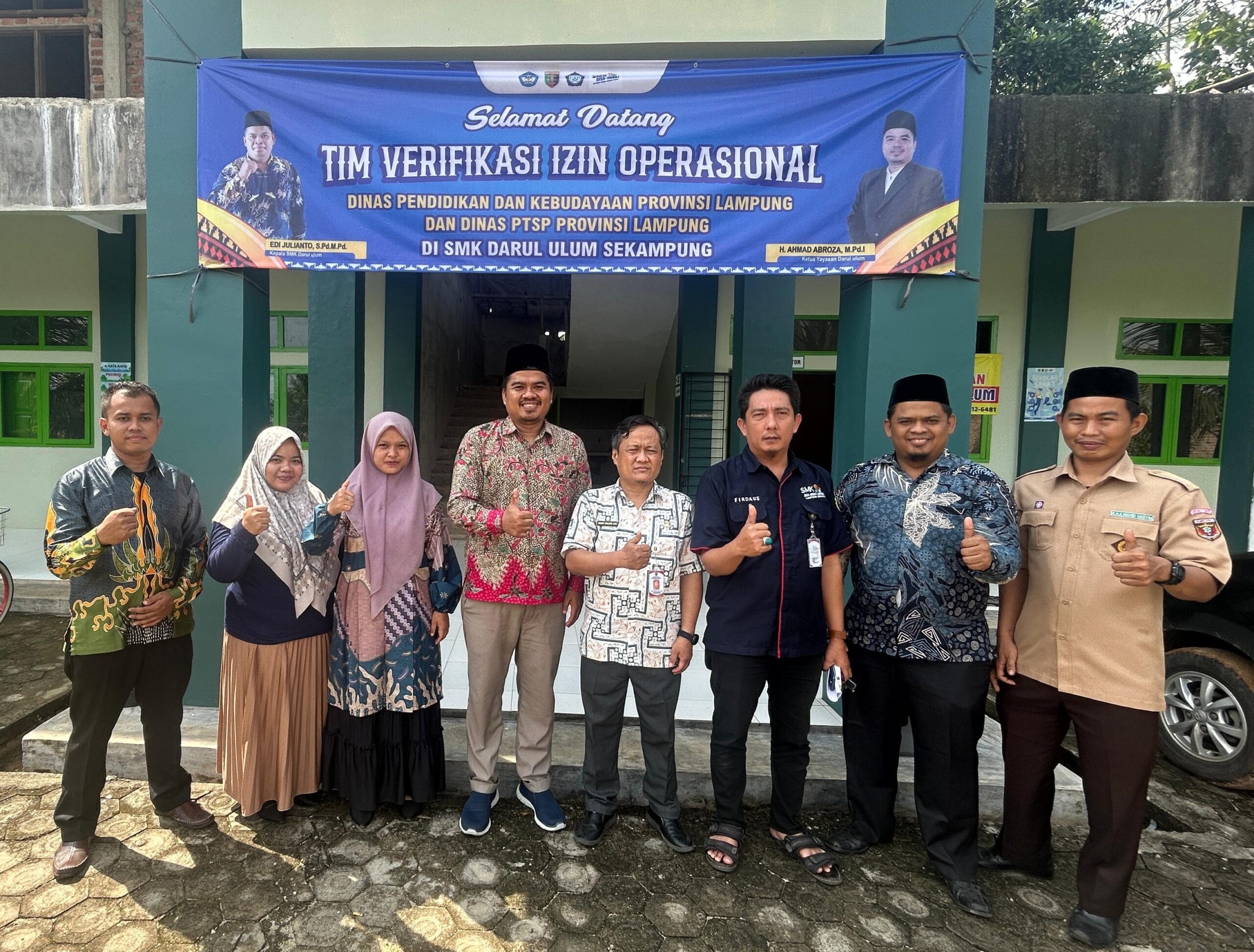 SMK Darul Ulum Terima Kunjungan Tim Verifikasi Izin Penambahan Jurusan Baru