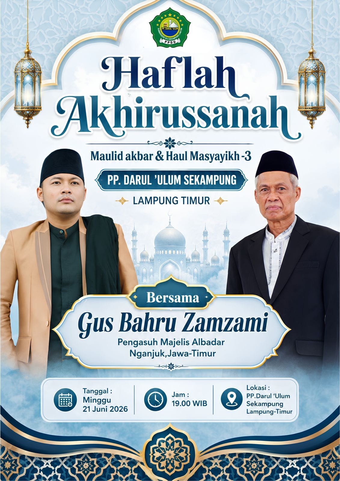 Gus Bahru Zamzami Tekankan Pentingnya Ilmu, Akhlak, dan Pendidikan Anak dalam Mauidhotul Hasanah Haul Pendiri Pondok Pesantren Darul Ulum